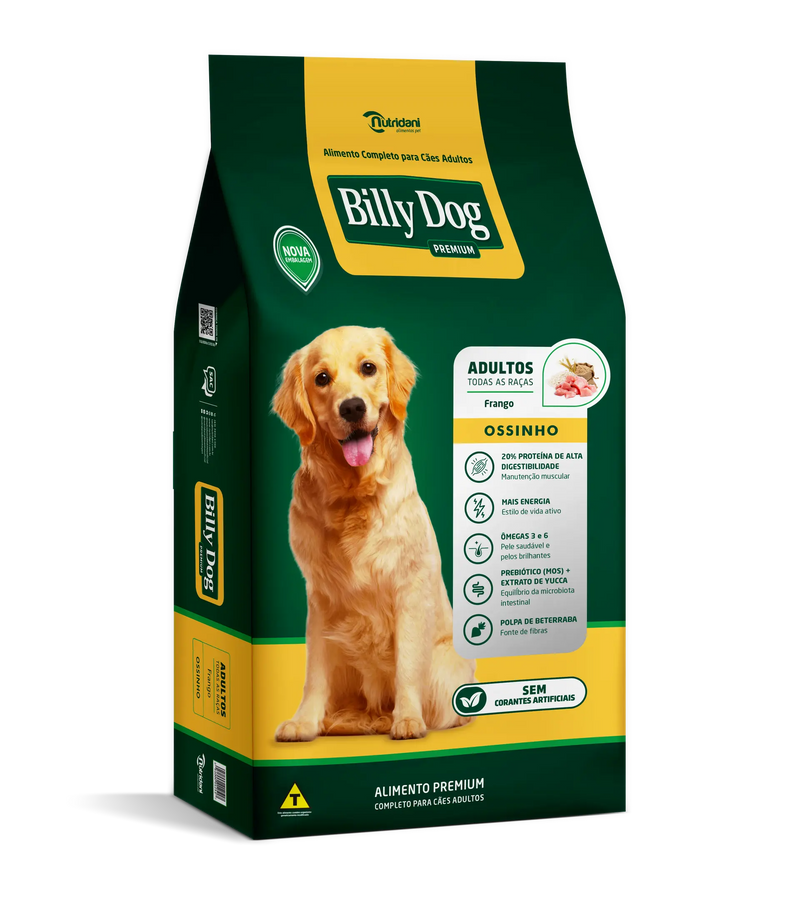 R. CAES ADULTO BILLY DOG FRANGO 25 KG