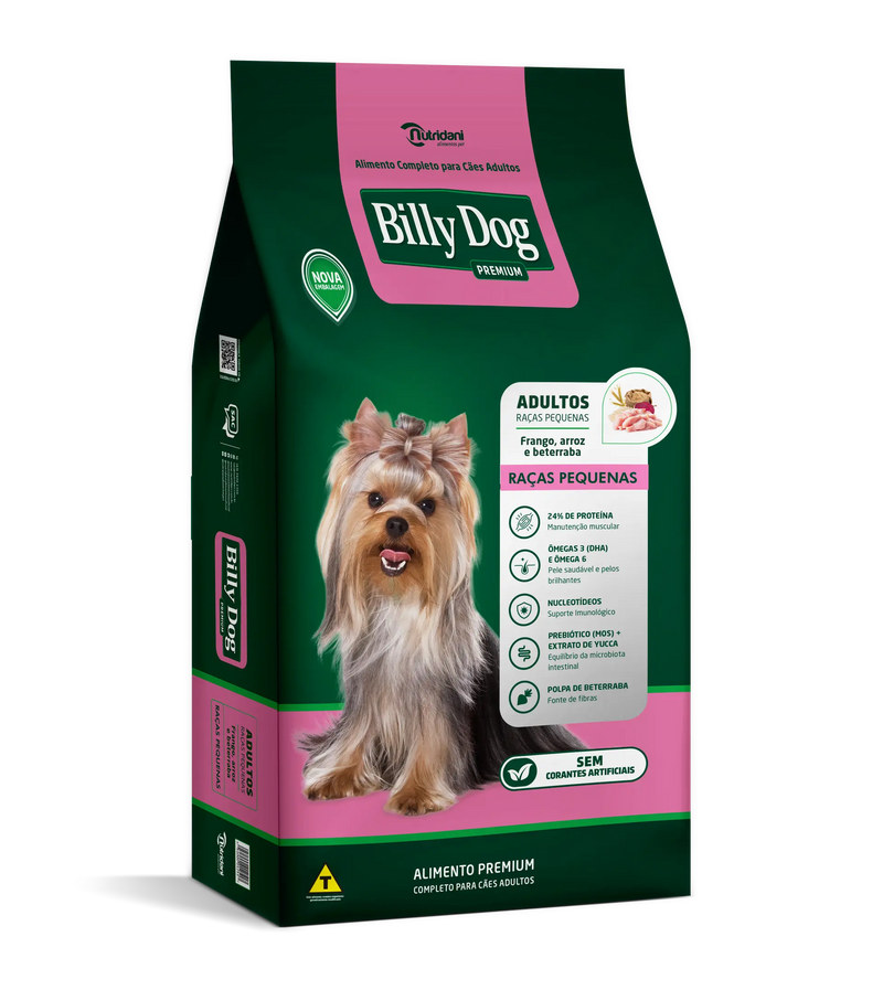 R. CAES ADULTO BILLY DOG PEQUENAS RACAS 1 KG