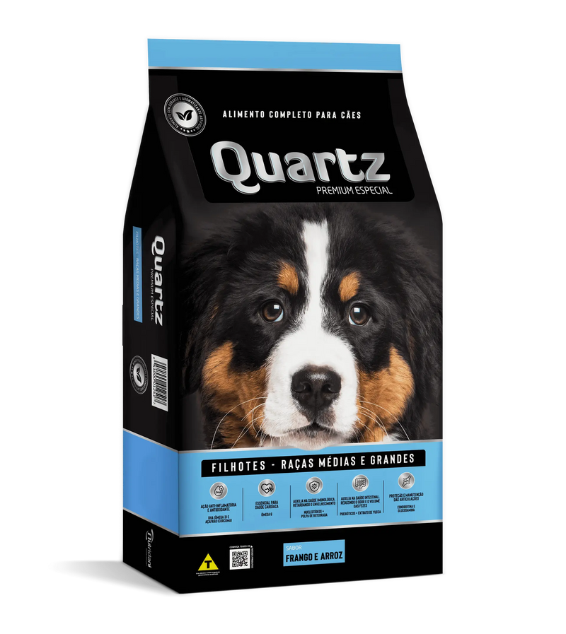 R. CAES QUARTZ FILHOTE RACAS MEDIAS / GRANDE 15 KG