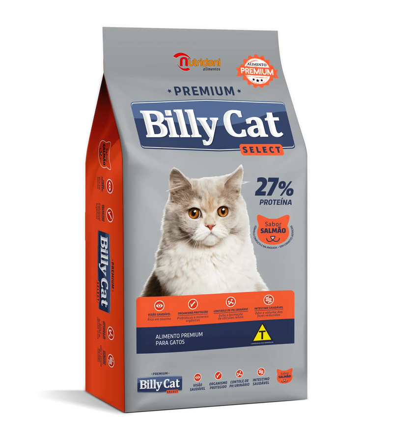 R. GATOS BILLY CAT SELECT SALMAO 1 KG