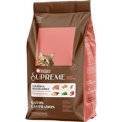 QUATREE SUPREME GATOS CASTRADOS SALMAO E ARROZ 3KG