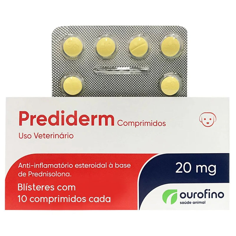 Prediderm 20mg com 10 Comp