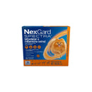 NexGard Spectra Antipulgas e Vermífugo Cães 2kg a 3,5kg 3 tabletes
