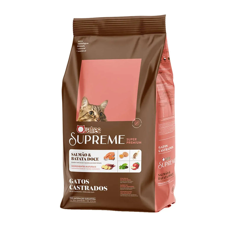 QUATREE SUPREME GATOS CASTRADOS SALMAO 10.1KG