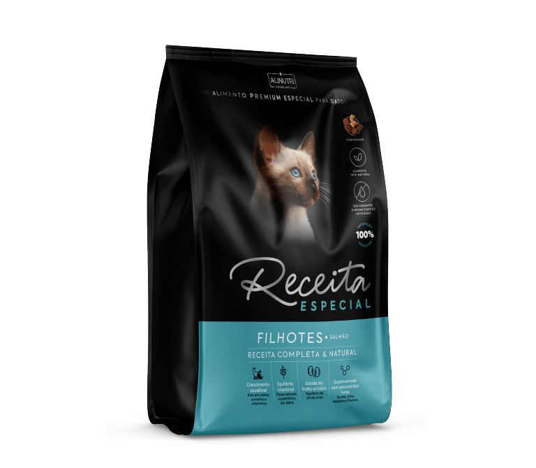RECEITA ESPECIAL PE GATOS FL SALMAO 1KG